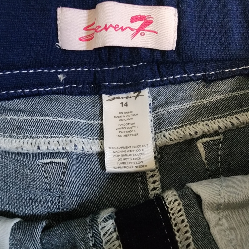 Girls Seven7 shorts size 14 - Picture 3 of 3